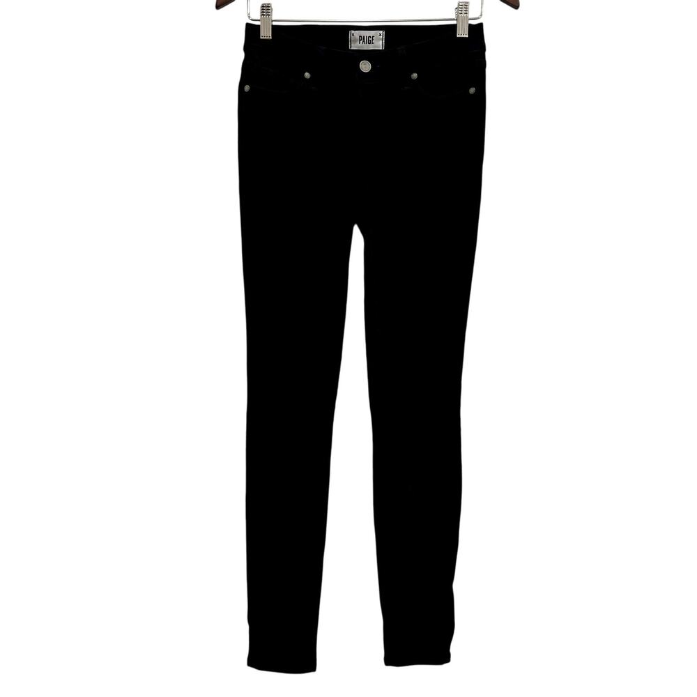 Paige Verdugo Women's Size 27 Ultra Skinny Black Jeans Stretch Comfy Casual